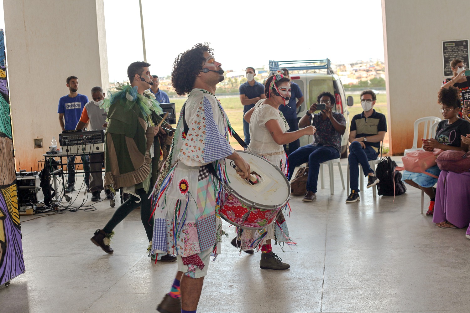 Peça teatral o Auto da Cidadania, da Cia de Arte da Alese, foi apresentada no evento