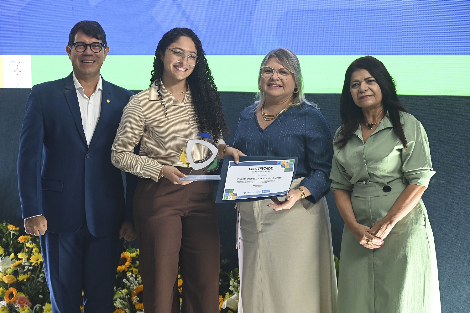 Graduanda Pâmela Danielle Cavalcante Barreto (DFA/UFS) (Foto: Erick O'hara/Governo de Sergipe)